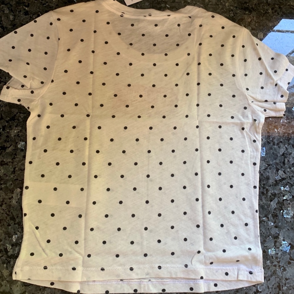 Abercrombie Polka Dot Crop Short Sleeve - Picture 3 of 7